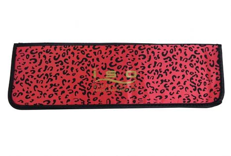 ISO Beauty Heat Protective Mat Leopard rood